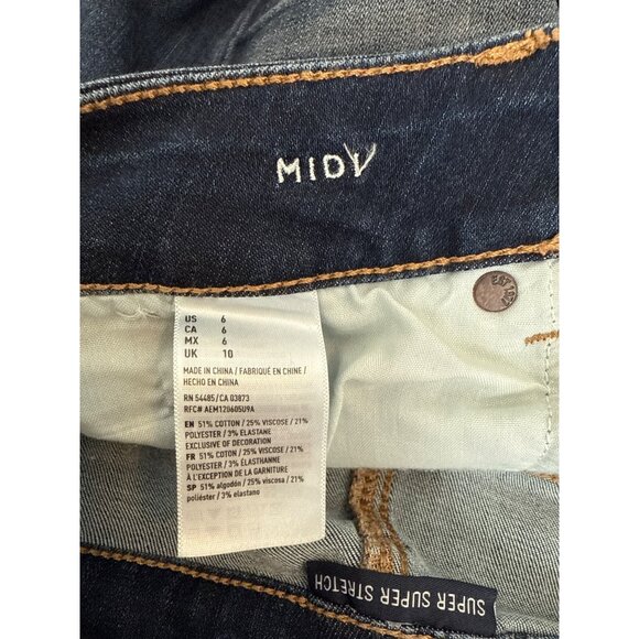 American Eagle next level Stretch two-pair MIDI size 6 Excellent condition - Picture 6 of 9